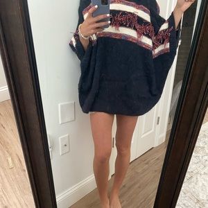 Fuzzy Sweater with hood